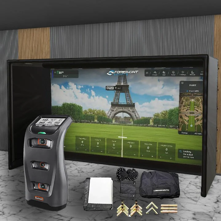 Bushnell Launch Pro Circle B Edition SIG DIY Golf Simulator Studio Package