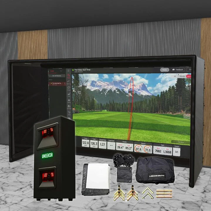 Uneekor EYE Mini LITE SIG DIY Golf Simulator Studio Package - Image 2