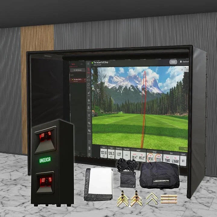 Uneekor EYE Mini LITE SIG DIY Golf Simulator Studio Package - Image 7
