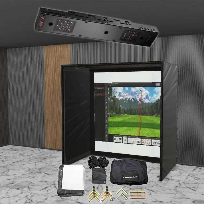 Uneekor EYE XO2 SIG DIY Golf Simulator Studio Package - Image 10